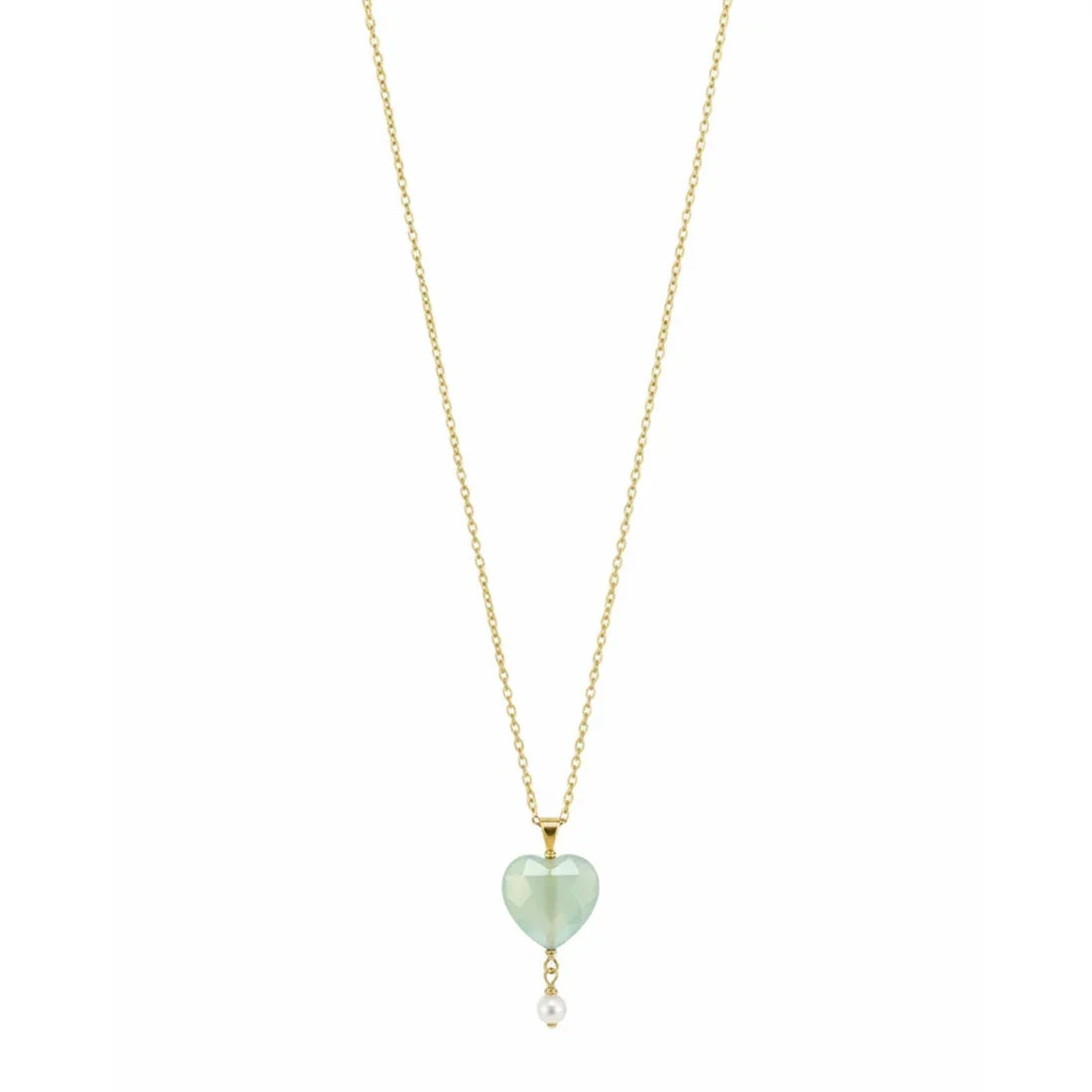 Hultquist Aura Pearl Aventurine Halskæde – 05923G