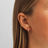 Mads Z Freya Creoler i 14 kt. Guld med 0,20 ct. Diamanter – produktbillede 2