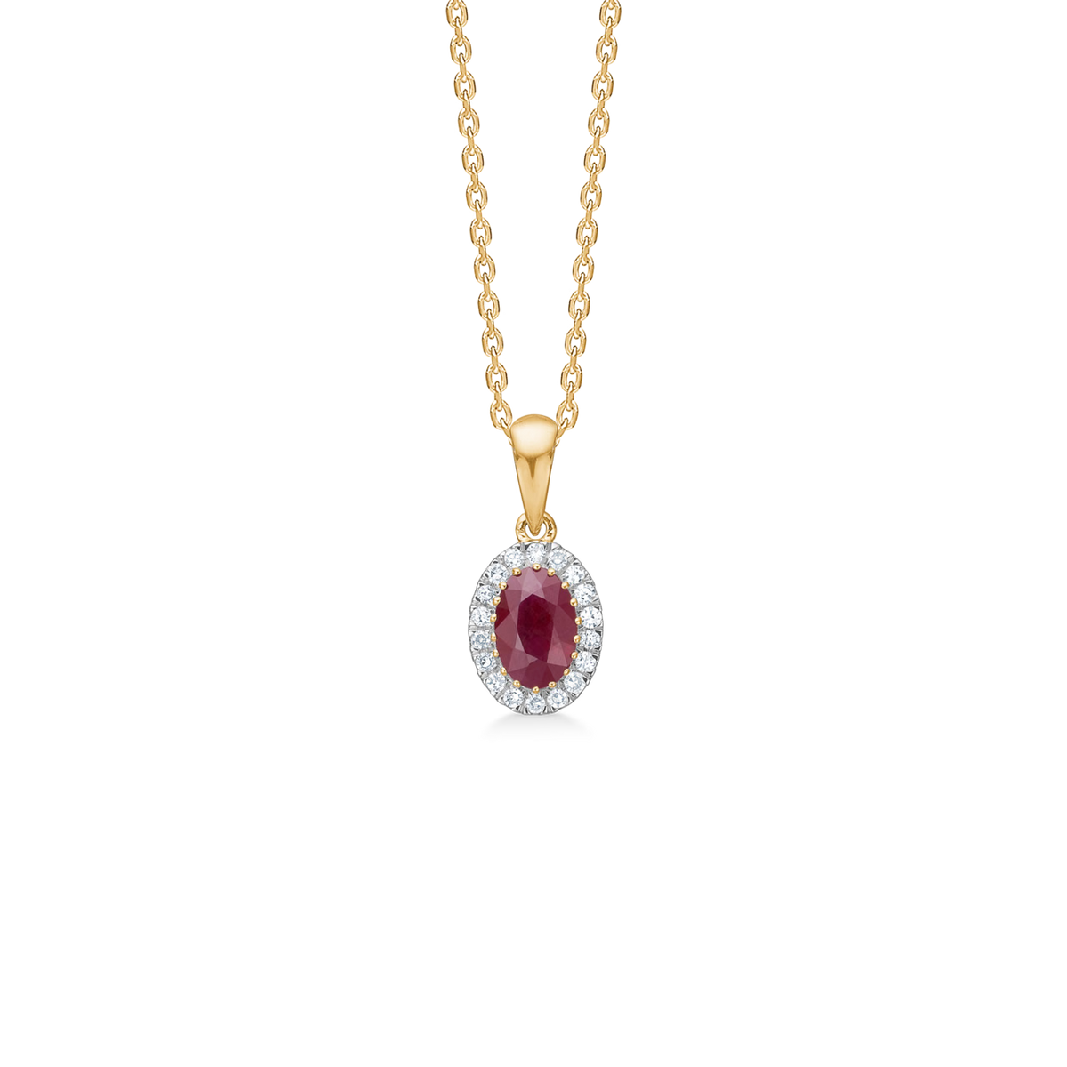 Mads Z Scarlet Bloom – rubiiniriipus 14 karaatin kullasta – 1534079
