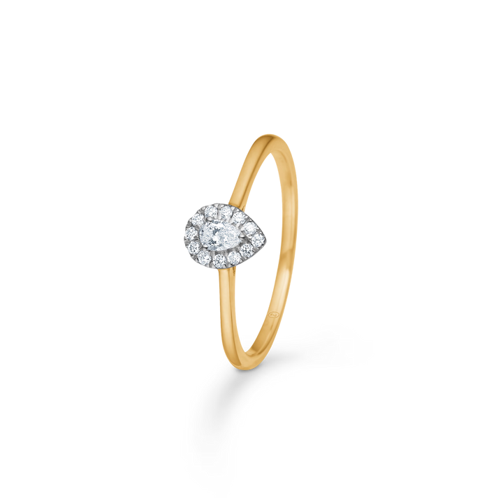 Mads Z Diamond Drop diamantring i 14 kt. guld – 1541069-001