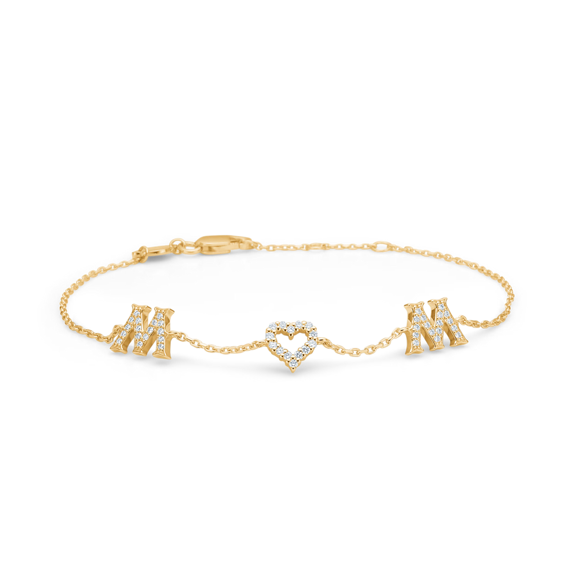 Mads Z Wow / Mom Armbånd i 14 kt. guld m. Diamanter – 1551099