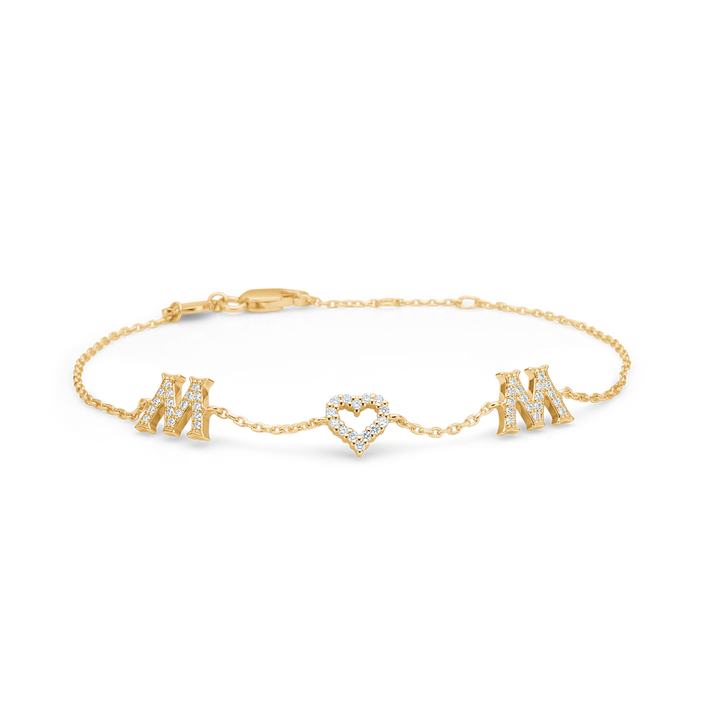 Mads Z Wow / Mom Armbånd i 14 kt. guld m. Diamanter – 1551099