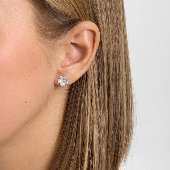 Mads Z Fleur Sølv Ørestikker - 10 mm – 2117007