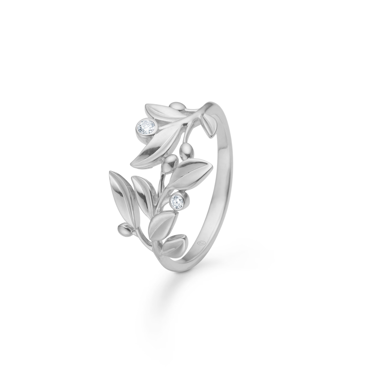 Mads Z Sølv Olive Love Ring i Sølv med Zirkonia – 2147103-001