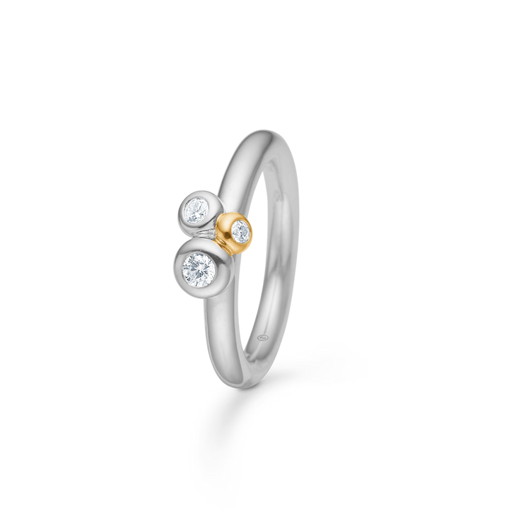 Mads Z Nola Ring i Sølv & Guld – 2147182-001