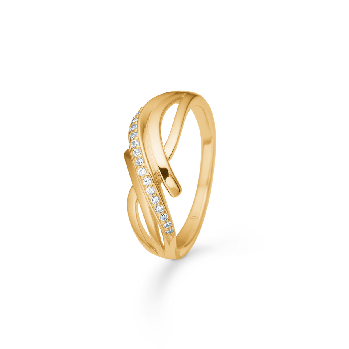 Mads Z Monique Ring i 8 kt. guld m. Zirkonia – 3347065-001