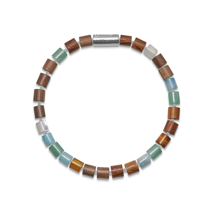 Mads Z Black Sun Blue Bay Armbånd - Ædelsten – 5759011-001