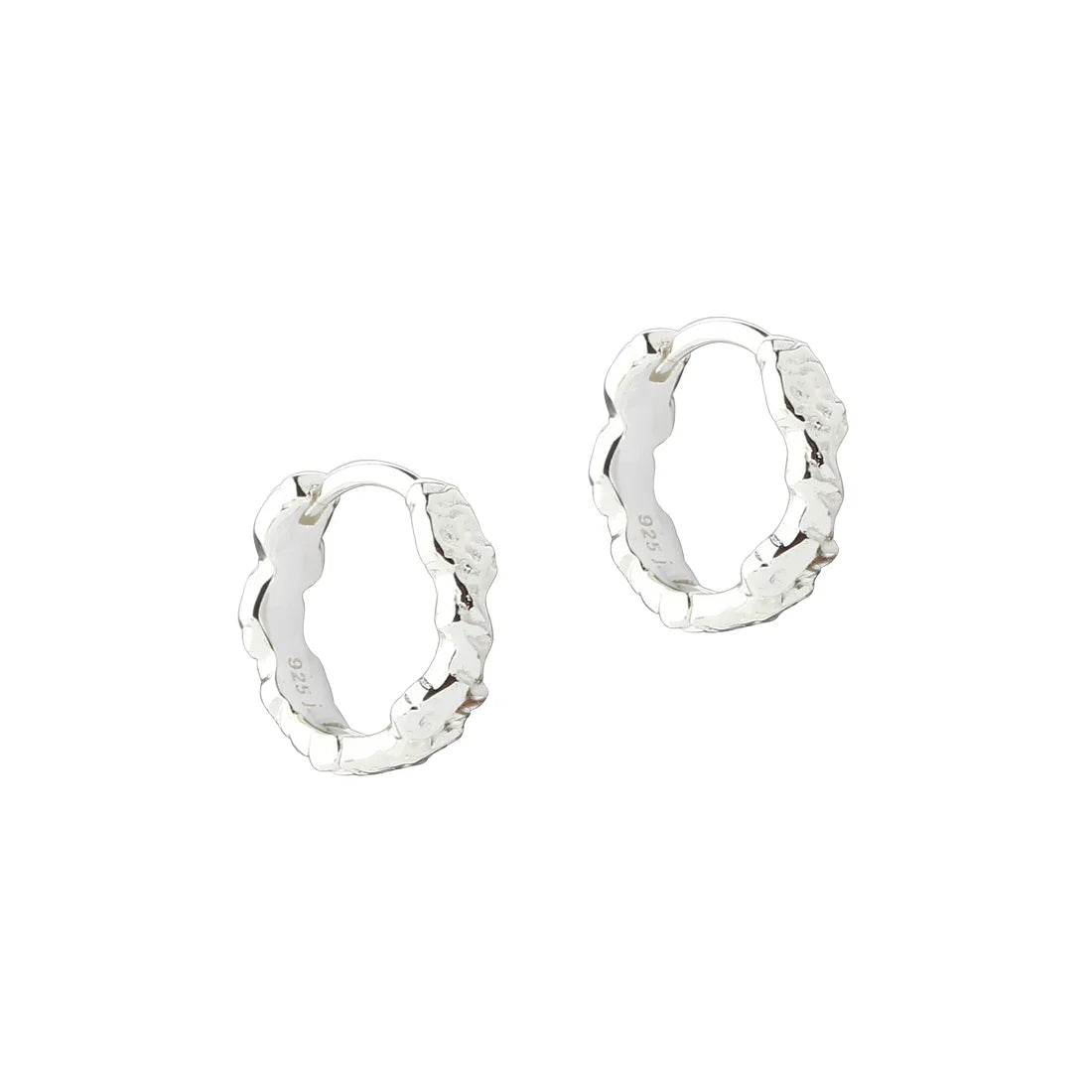 Aqua Dulce Mila Hoop I Sølv - 12mm – 6219
