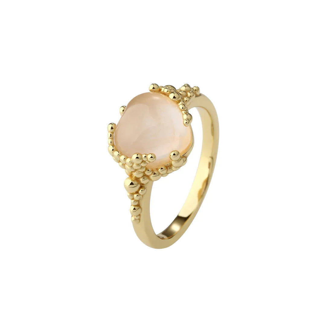 Aqua Dulce Grace Heart Ring I Forgyldt Sølv – 6853-001