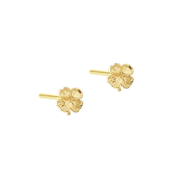 Aqua Dulce Clover Small Ørestikker I Forgyldt Sølv – 6883