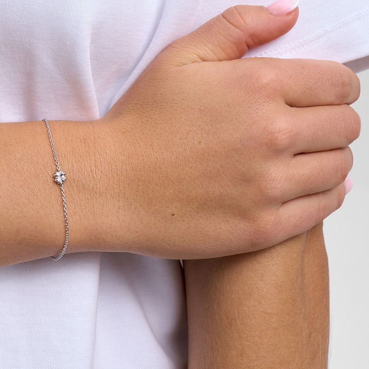 Studio Z Serene Clover Armbånd – Sterlingsølv – produktbillede 2