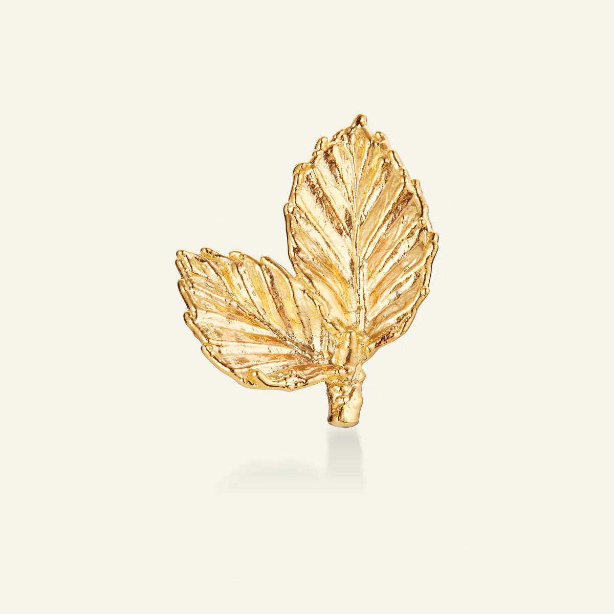 Flora Danica Bøgeblad Pin Forgyldt – BL-PI-G