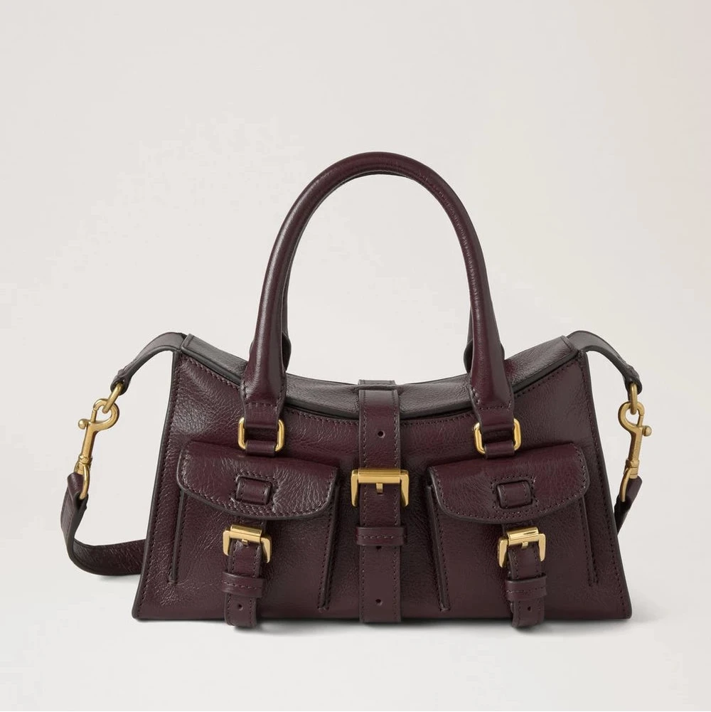 Mulberry Mini Roxanne Oxblood High Shine Leather – HH0032/748K195