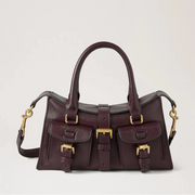 Mulberry Mini Roxanne oxbloodinpunaisesta kiiltävästä nahasta 