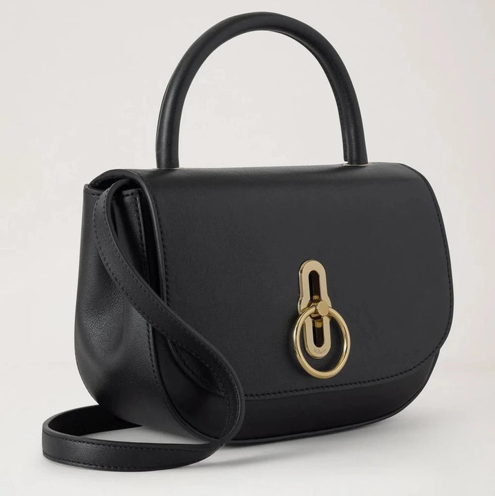 Mulberry Small Amberley Top Handle Smooth Leather Black – produktbillede 2