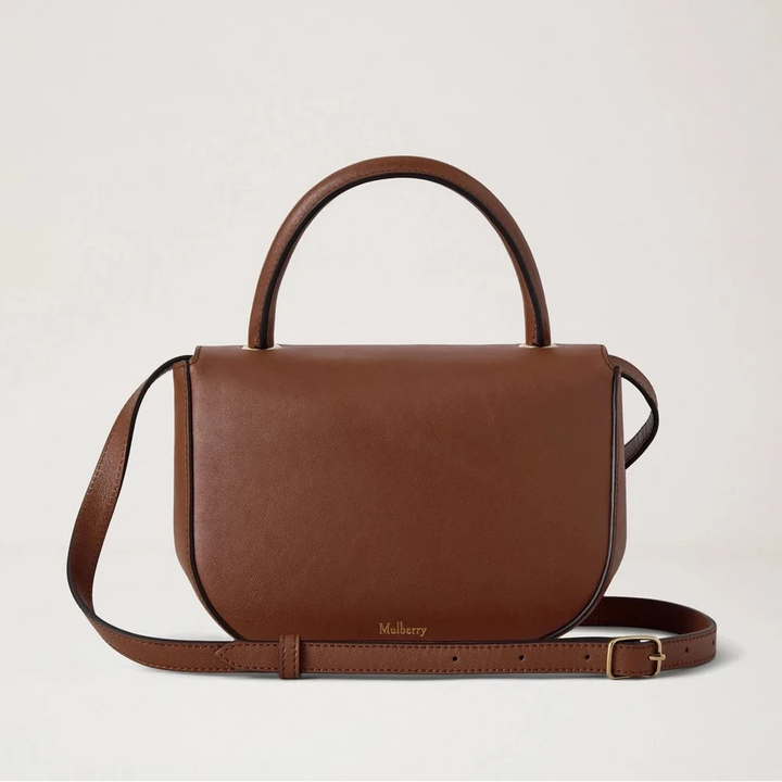 Mulberry Small Amberley Top Handle Oak Supple Smooth Leather – produktbillede 2