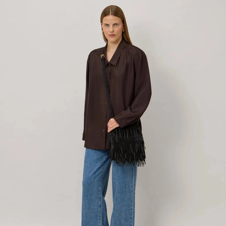 Mulberry Mini Soft Tote Suede Fringing – produktbillede 2
