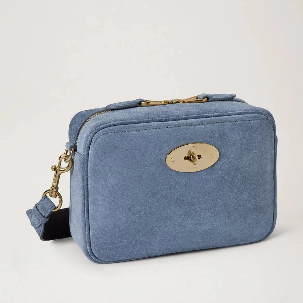 Mulberry Darley Camera Bag Suede Foggy Grey – HH0273/047D117