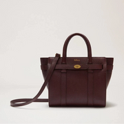 Mulberry Mini Zipped Bayswater Oxblood Pieni Classic Grain 