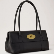 Mulberry East West Bayswater Musta pehmeä sileä nahka 