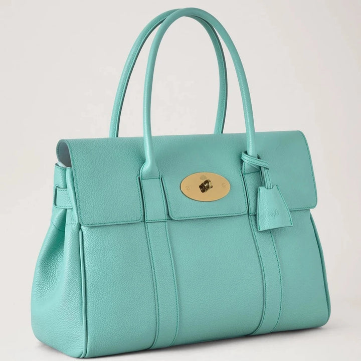 Mulberry Bayswater Marina Blue Small Classic Grain – produktbillede 2