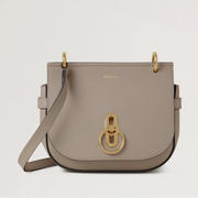 Mulberry Small Amberley Satchel Cashmere Taupe pienessä Classic Grain -nahassa 