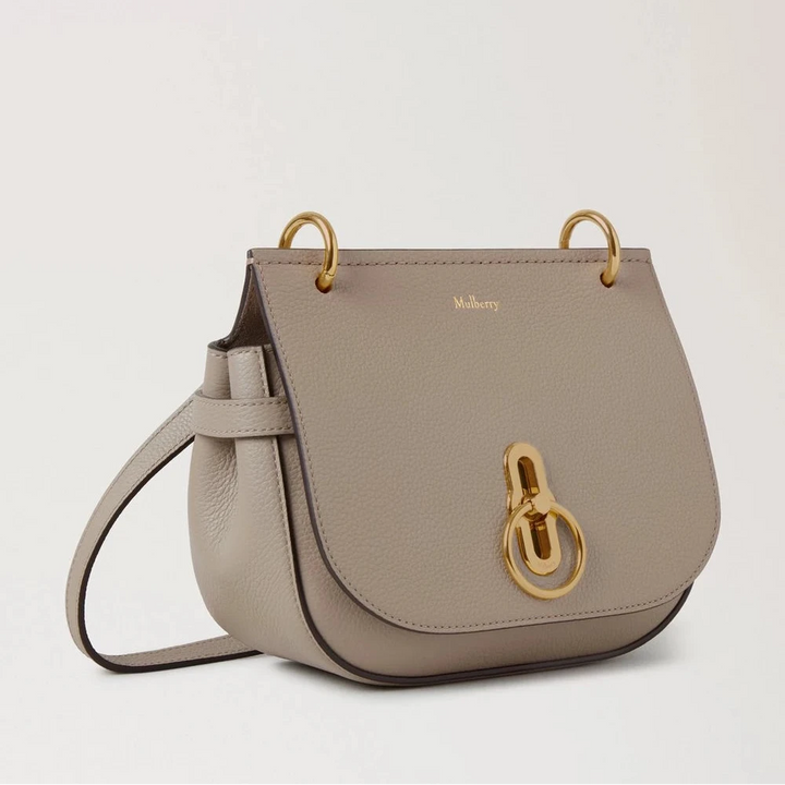 Mulberry Small Amberley Satchel Cashmere Taupe Small Classic Grain – produktbillede 2