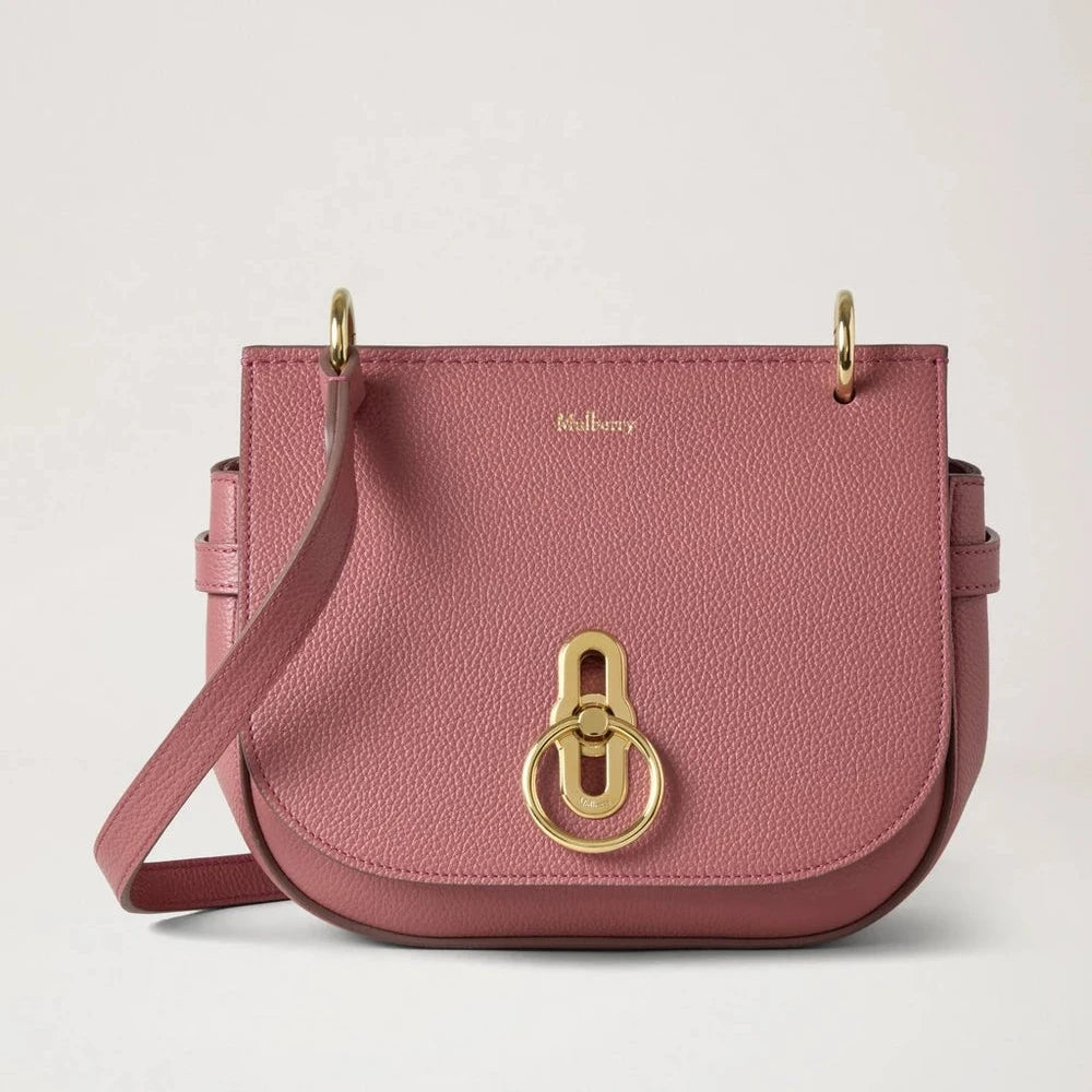 Mulberry Small Amberley Satchel Small Classic Grain Pink Scrumpy – HH4966/205J647