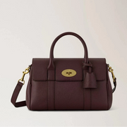 Mulberry Small Bayswater Satchel Oxblood pieni Classic Grain 