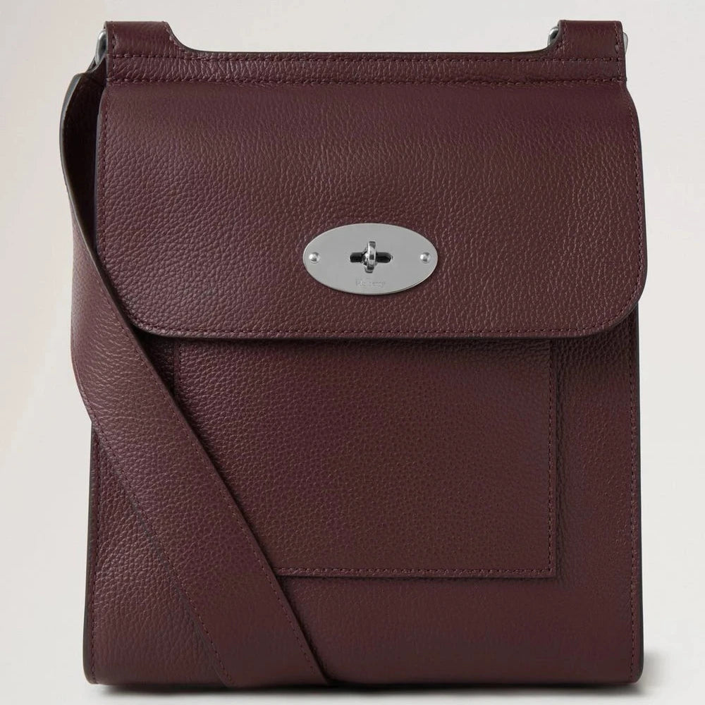 Mulberry Small Antony Black Cherry Small Classic Grain – HH9365/205K560