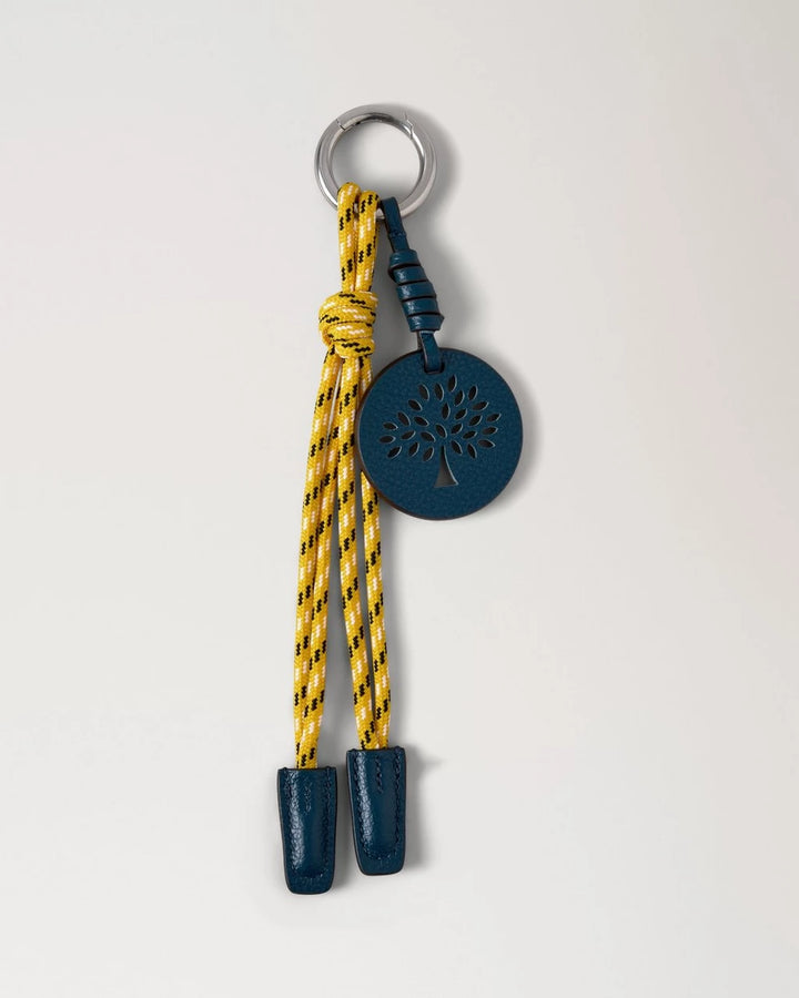 Mulberry Rope Keyring Yellow & Out of the Blue Mixed Material – produktbillede 2