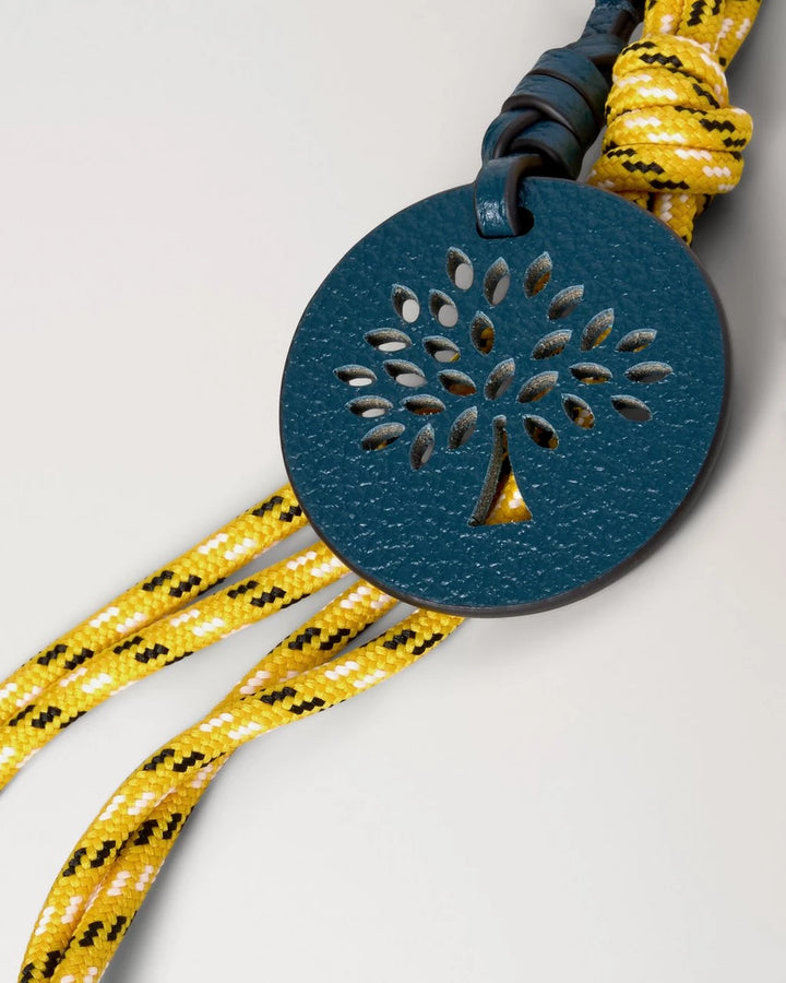 Mulberry Rope Keyring Yellow & Out of the Blue Mixed Material – RK6026/000P100