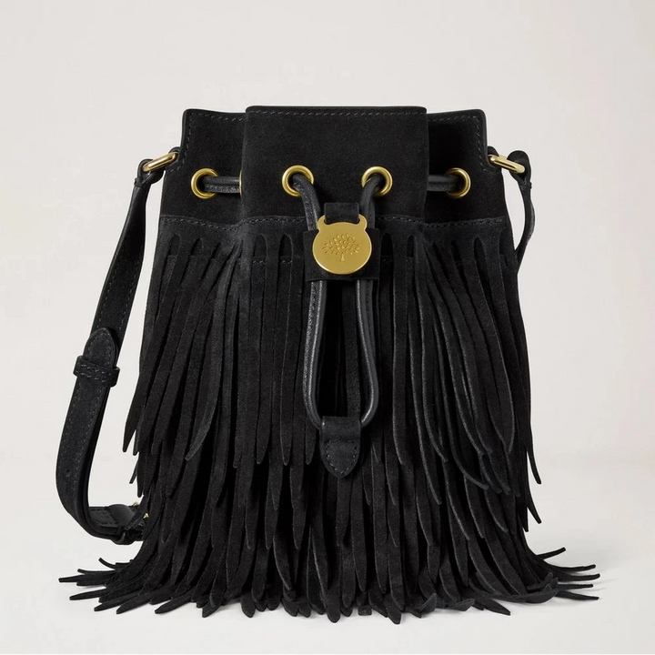 Mulberry Mini Drawstring Bucket Suede Fringing – RL0204/047A100