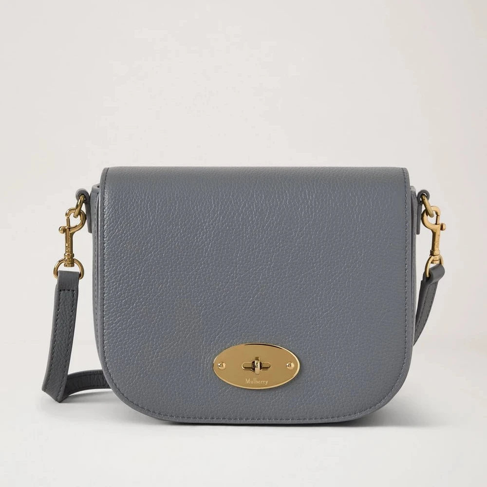 Mulberry Small Darley Satchel Small Classic Grain Foggy Gray – RL4957/205D117