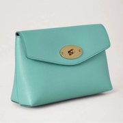 Mulberry Darley kosmetiikkalaukku Marina Blue Small Classic Grain 