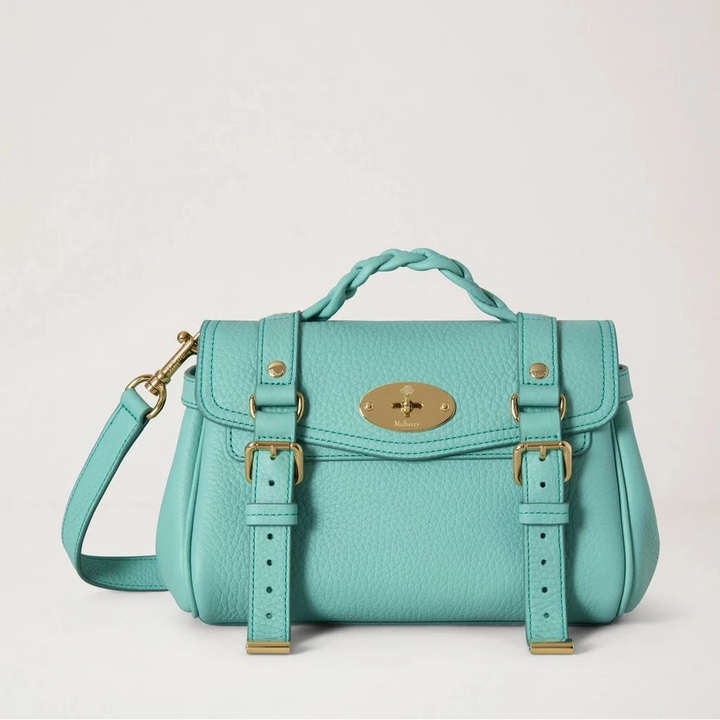 Mulberry Mini Alexa Marina Blue Heavy Grain – RL6595/736T629