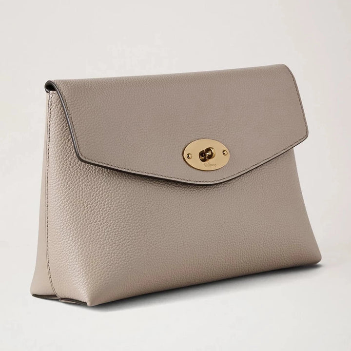 Mulberry Large Darley Cosmetic Pouch Cashmere Taupe Small Classic Grain – produktbillede 2