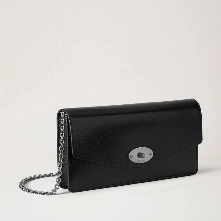 Mulberry Darley Clutch Black High Shine Leather – RL9060/748A100