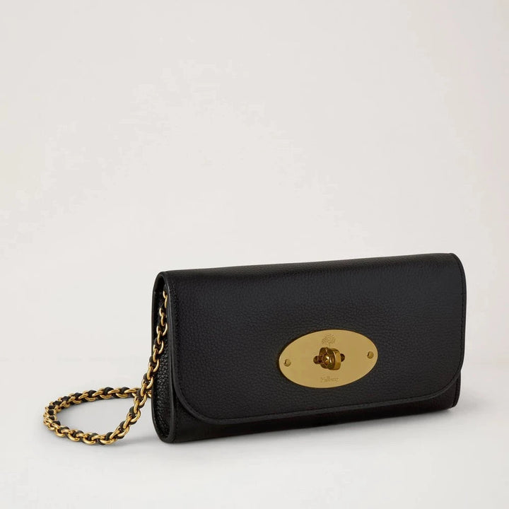 Mulberry Lily Chain Wallet Small Classic Grain Black – produktbillede 2