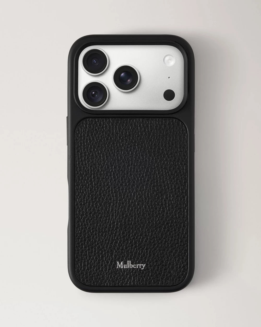 Mulberry iPhone 18 Case Black Small Classic Grain – RL9115/205A100