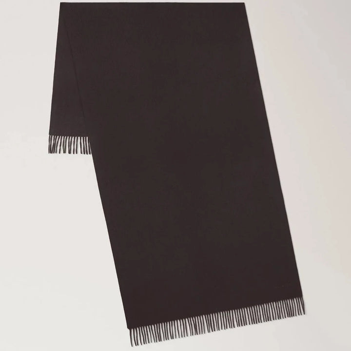 Mulberry Solid Merino Wool Scarf Ebony – VS4240/947A110