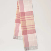 Mulberry Small Check -merinovillahuivi Pink Scrumpy & Crumpet -merinovillaa 