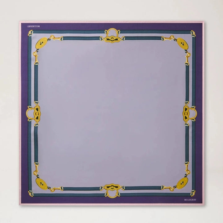 Mulberry Organic Silk Scarf Belted Square Lilac – VS4961/284V110