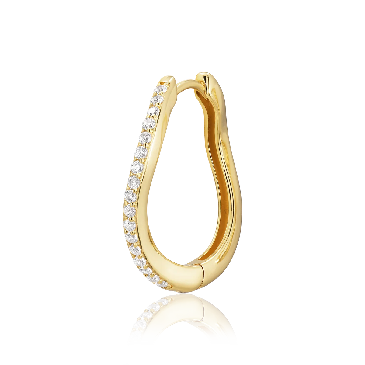 Alura Grace Single Hoop Ørering med Zirkonia – ME1961-001