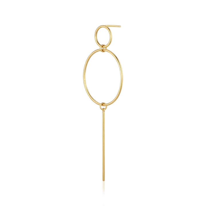 Alura Grace Single Ørering med Ringe & Vedhæng – ME5015