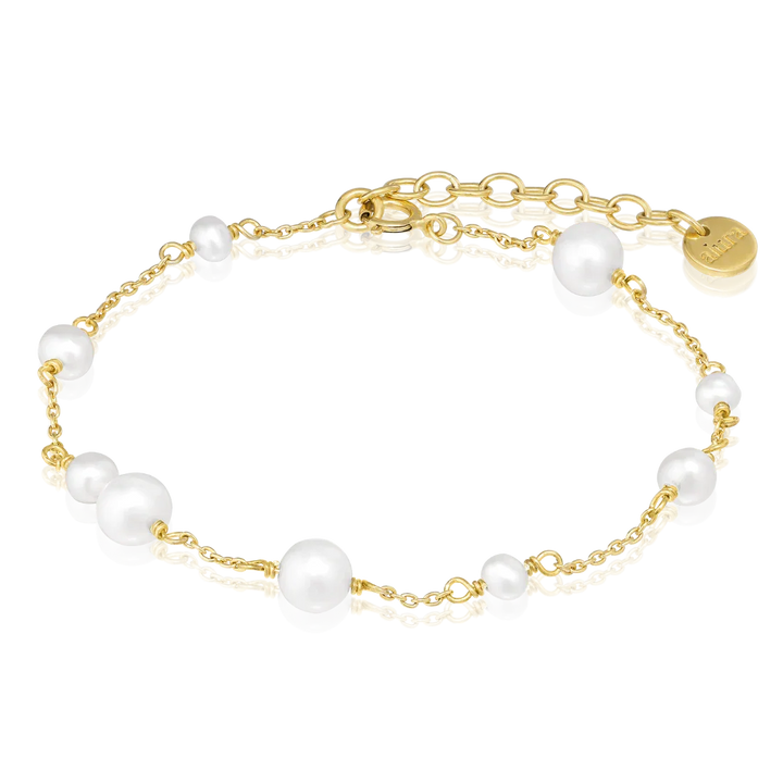 Alura Ocean Armbånd med Ferskvandsperler – B230419-52