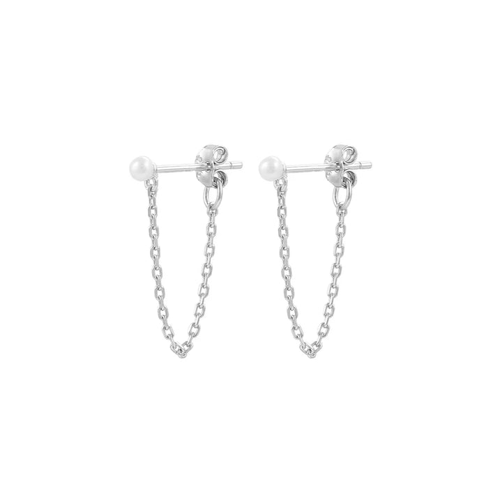 Hultquist Tuva Pearl Øreringe - Sølv – S08645S
