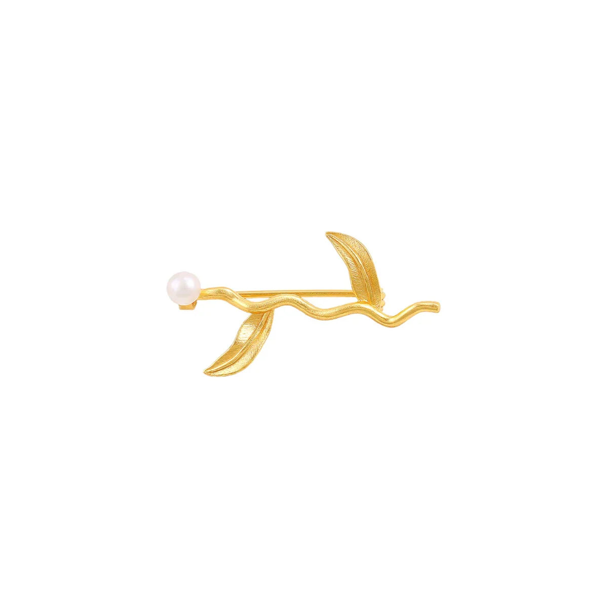 Hultquist Marigold Broche - Forgyldt Sølv – S08659G