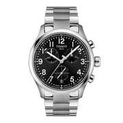 TISSOT CHRONO L 42MM – TERÄSRANNEKE / MUSTA KELLOTAULU 