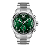 TISSOT CHRONO L 42MM – TERÄSRANNEKE / VIHREÄ KELLOTAULU 